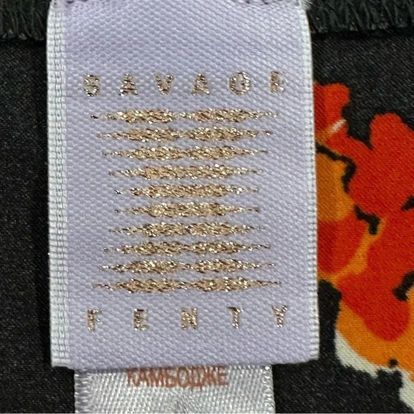 Savage X Fenty Night Blooms Satin Sleep Cami Floral Empire Waist Tank Size 3X - Picture 7 of 11